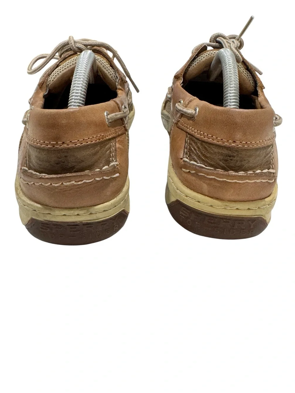 Sperry Mens 10.5 W Billfish Brown Leather Boat Shoes Deck Shoes 0799320